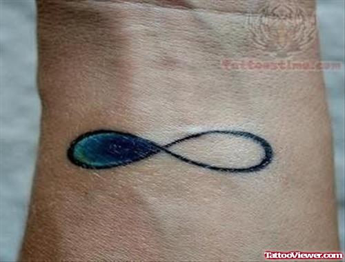Tattoo of Infinity Symbol On Wrist