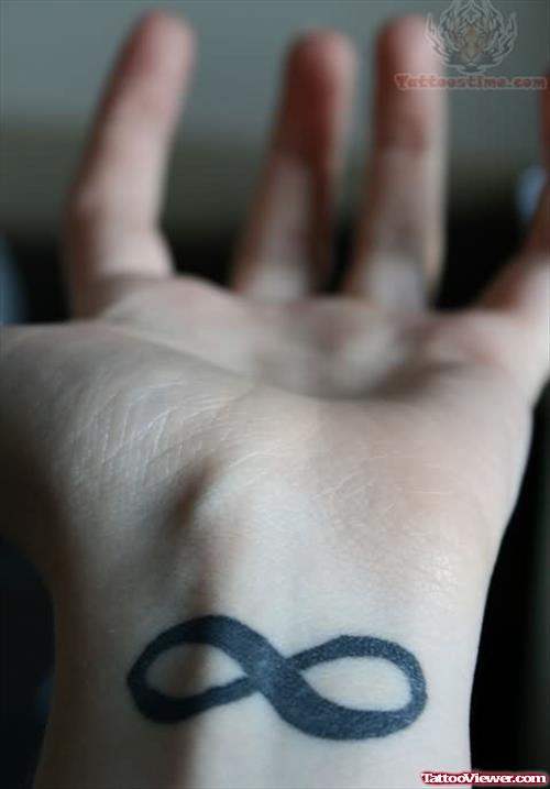 Infinity Symbol Tattoo On Hand
