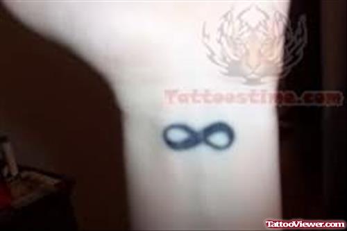 Infinity Symbol Tattoo On My Wrist