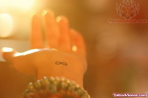 Infinity Symbol On Girl Wrist