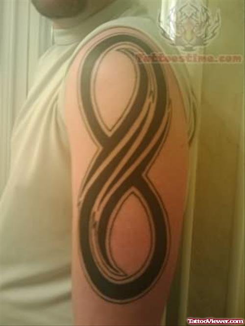 Large Infinity Symbol Tattoo