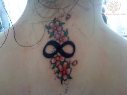 Infinity Symbol Tattoo On Back