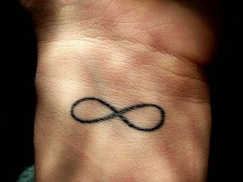 Minimal Infinity Tattoo On Wrist