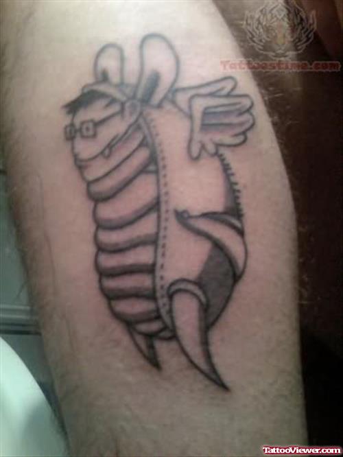 Funny Bug Tattoo