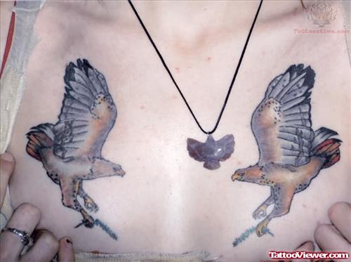Dual Eagles Tattoo