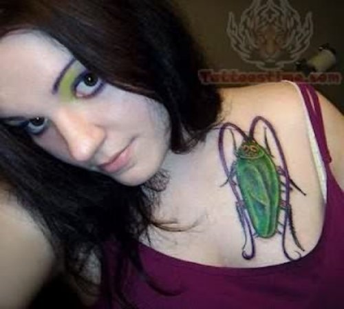 Insect Tattoo on Front