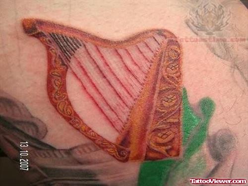 Musical Instrument Tattoo Design