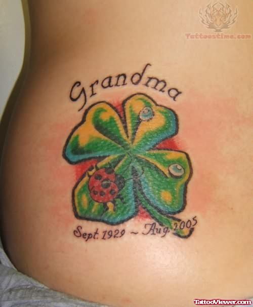 Ladybug Irish Tattoo