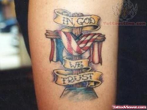 In God We Trust - Irish Tattoo