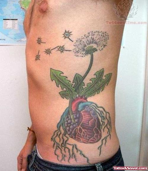 Ivy Flower Tattoo