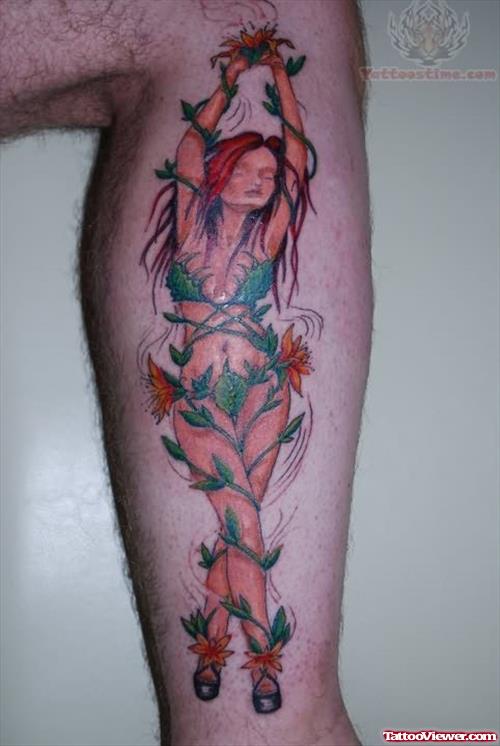 Poison Ivy Tattoo By Admin