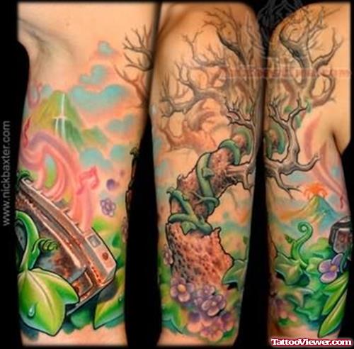 Ivy Sleeve Tattoo