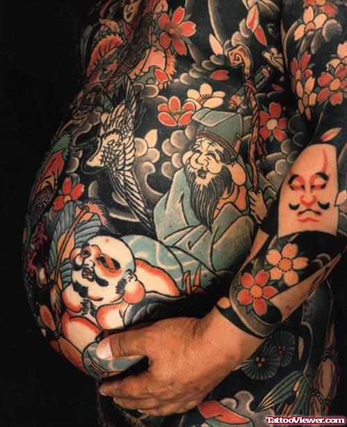 Traditional Japanese Tattoo On Body