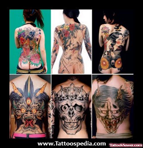 Japanese Tattoos On Back Bodies