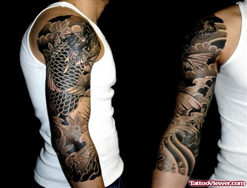 Japanese Tattoo Design For Men Sleeve