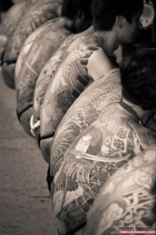 Japanese Back Body Tattoos