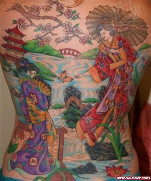Japanese World Tattoo Design