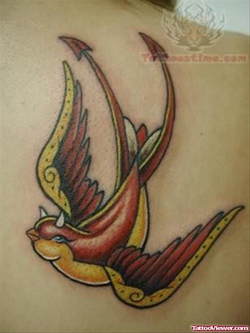 Japanese Devil Bird Tattoo