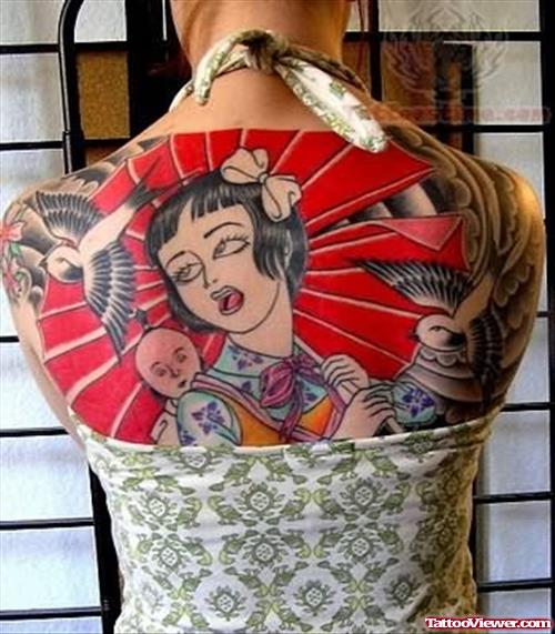 Japanese Back Tattoos