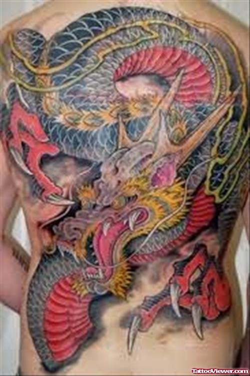 Large Japanese Tattoo