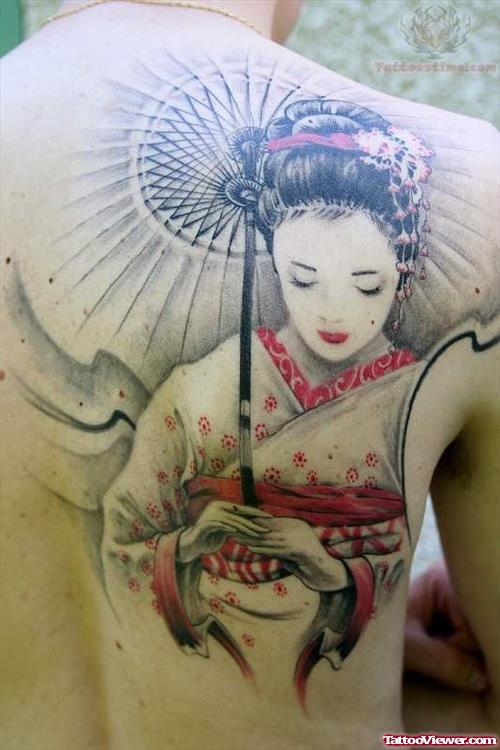 Pretty Geisha Tattoo