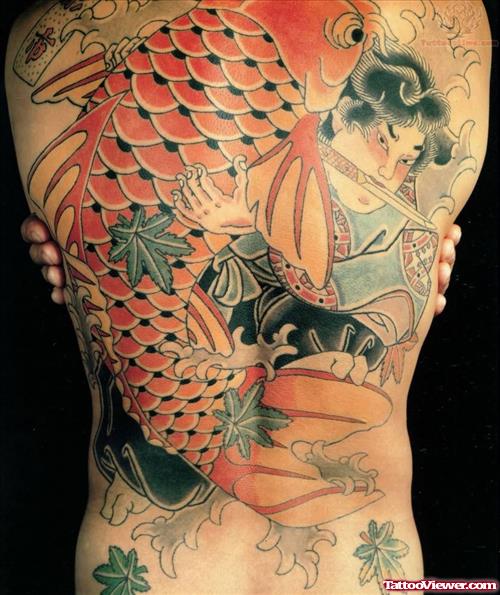 Japanese Tattoo Art On Back