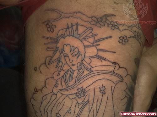 Japanese Girl Tattoo