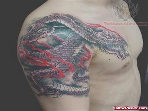 Awesome Japanese Dragon Tattoo