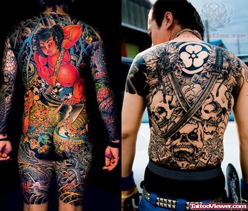 Color Japanese Tattoo