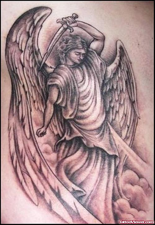 Angel Jesus Tattoo