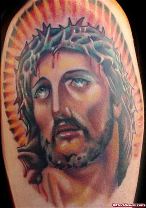 Jesus God Head Tattoo