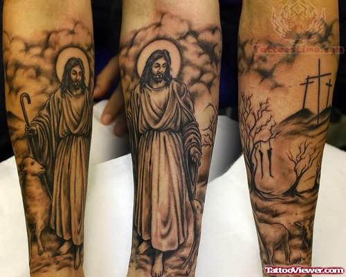 Jesus Religious Tattoo