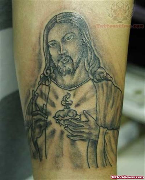 Religious Jesus Tattoo Design