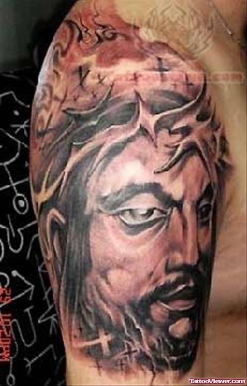 Jesus Best Face Tattoo