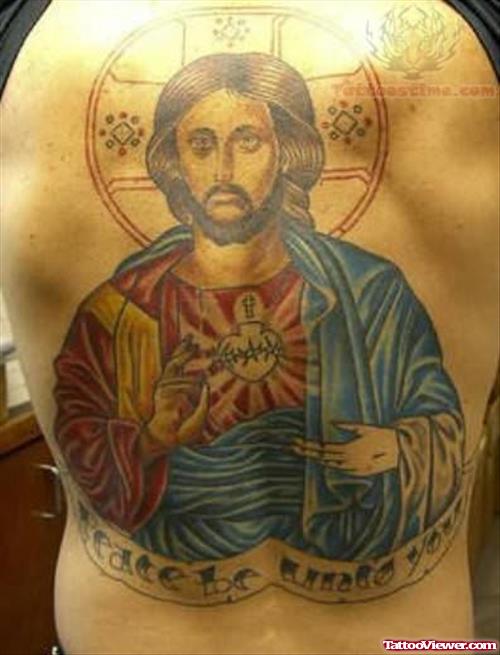 Jesus - Religious color Tattoo