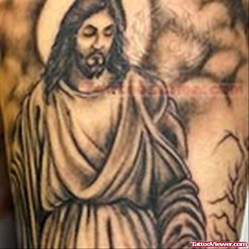 Jesus Religious Small Tattoo