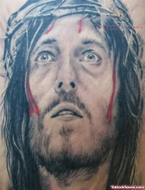 Injured Jesus Tattoo