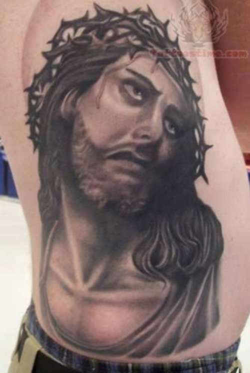 Jesus Thorns Tattoo