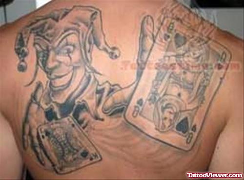 Joker Tattoos Upper Back