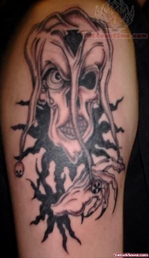 Joker Flames Tattoo