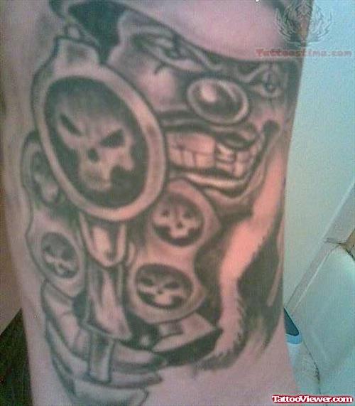 Joker Skulls Tattoo