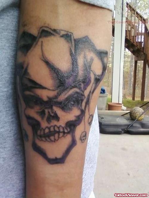 Skull Of Joker Tattoo
