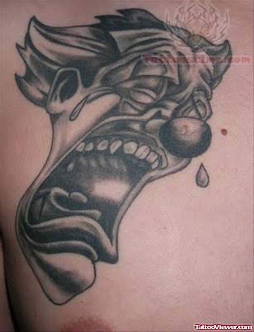 Weeping Joker Tattoo