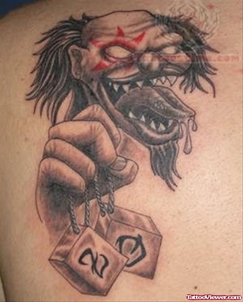 Joker Jester Tattoo For Men