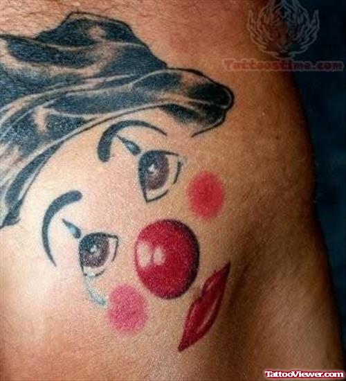 Sad Face Joker Tattoo