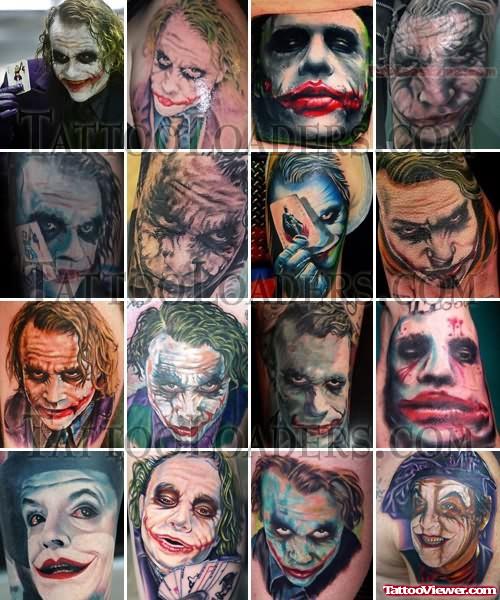 Joker Tattoos Collection