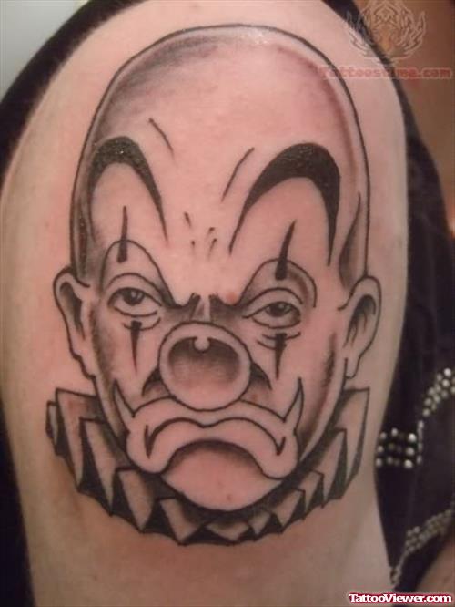 Devil Joker Face Tattoo