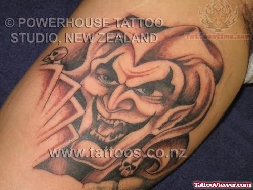Demon Joker Tattoo
