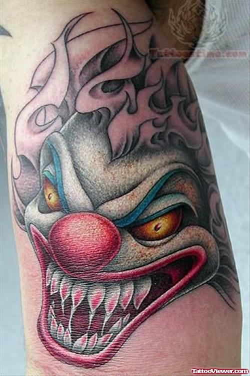 Funky Joker Tattoo