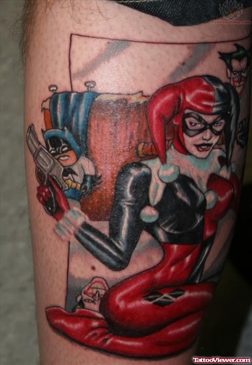 Female Joker Tattoo